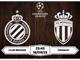 Nhận định soi kèo Club Brugge vs Monaco Hai Đội Chia Điểm