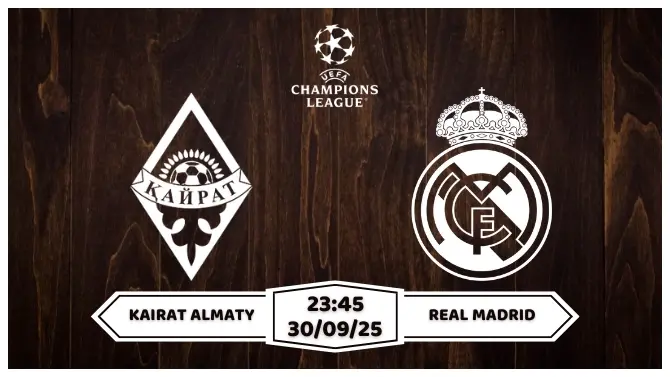 Nhận định soi kèo Kairat Almaty vs Real Madrid Out Trình