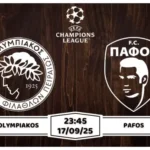 Nhận định soi kèo Olympiakos vs Pafos 3 Điểm Nhọc Nhằn