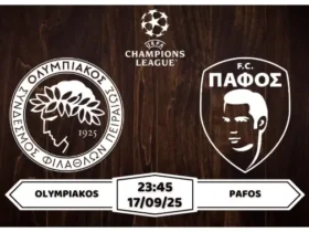 Nhận định soi kèo Olympiakos vs Pafos 3 Điểm Nhọc Nhằn