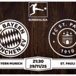 Nhận định Bayern Munich vs St. Pauli Bundesliga Vòng 12