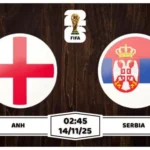 Nhận định soi kèo Anh vs Serbia Vòng loại 7 World Cup 2026