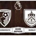 Nhận định Bournemouth vs Burnley Premier League Vòng 17