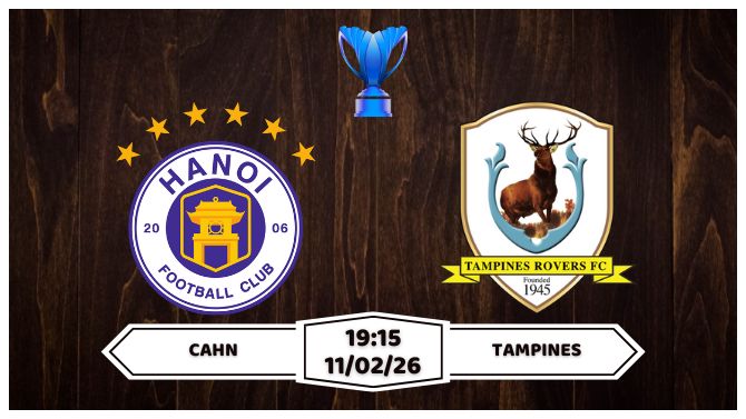 Nhận định CAHN vs Tampines 19h15 ngày 11/02