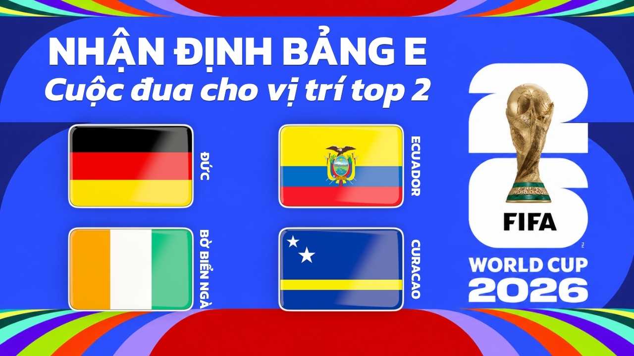Nhận định bảng E World Cup 2026 – Cuộc đua top 2