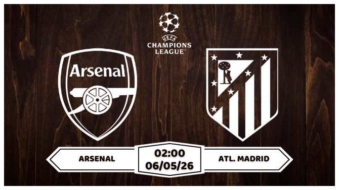 Nhận định Arsenal vs Atletico Madrid 2h ngày 06/05
