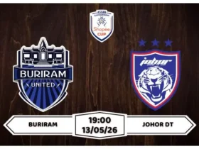 Nhận định Buriram vs Johor DT 19h00 ngày 13/05