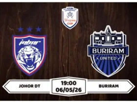 Nhận định Johor DT vs Buriram 19h00 ngày 06/05