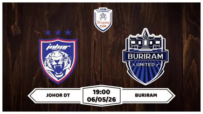 Nhận định Johor DT vs Buriram 19h00 ngày 06/05