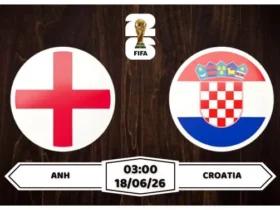 Nhận định, soi kèo Anh vs Croatia 03h00 ngày 18/06
