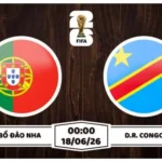 Nhận định, soi kèo Bồ Đào Nha vs D.R. Congo 00h00 ngày 18/06