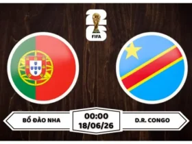 Nhận định, soi kèo Bồ Đào Nha vs D.R. Congo 00h00 ngày 18/06