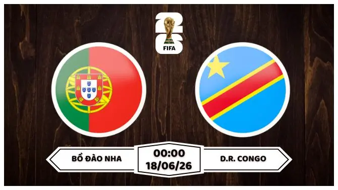 Nhận định, soi kèo Bồ Đào Nha vs D.R. Congo 00h00 ngày 18/06