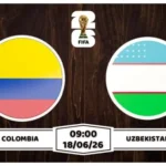 Nhận định, soi kèo Colombia vs Uzbekistan 09h00 ngày 18/06